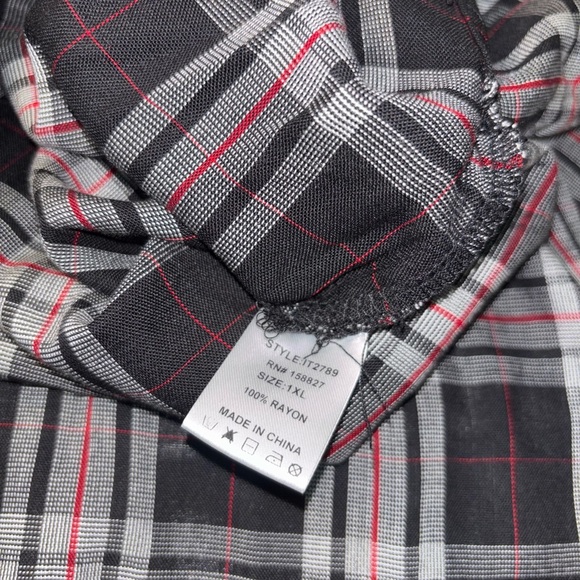 Fashion Nova give me everything plaid tunic - Picture 4 of 8